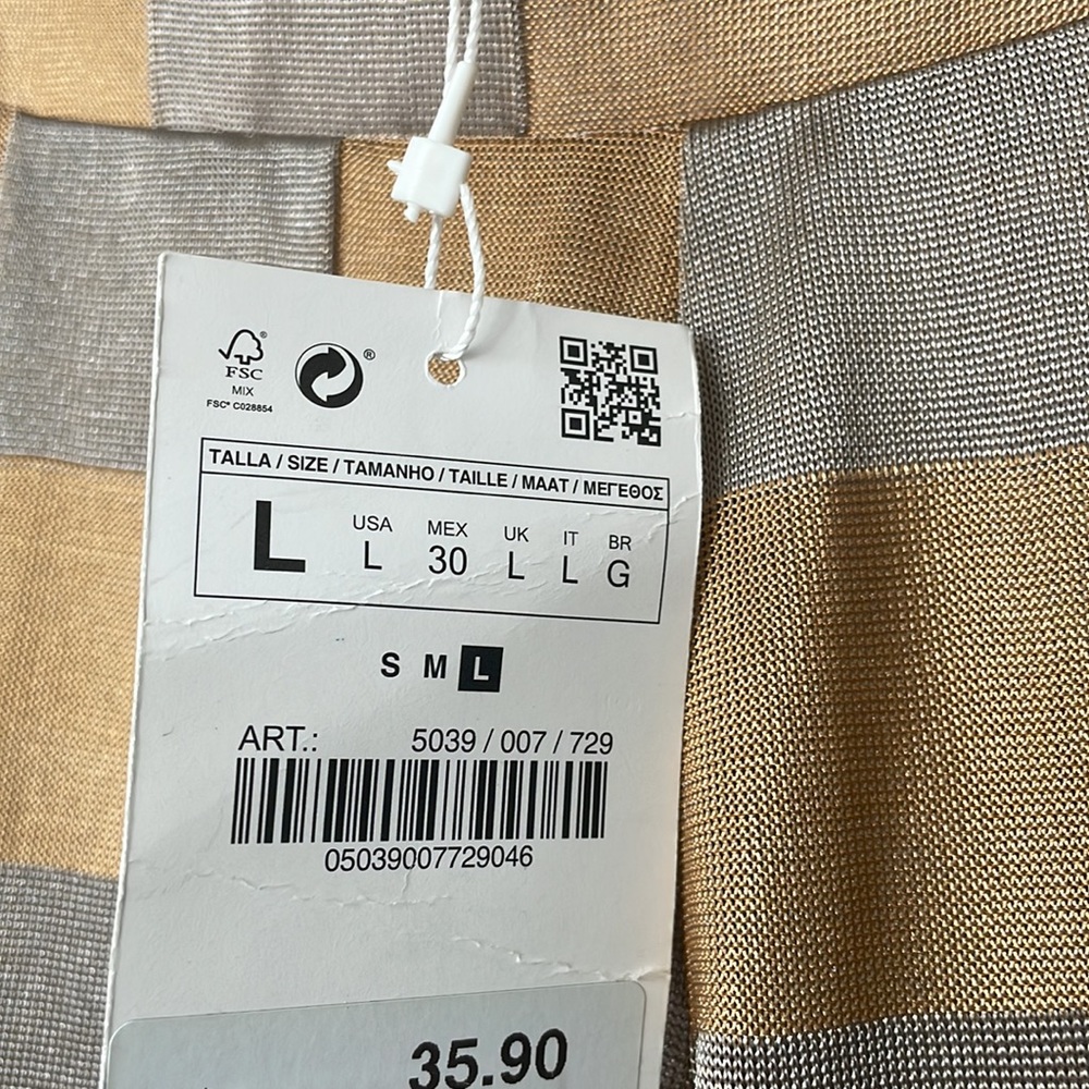 Zara Checkered Pants - NWT - Picture 4 of 4